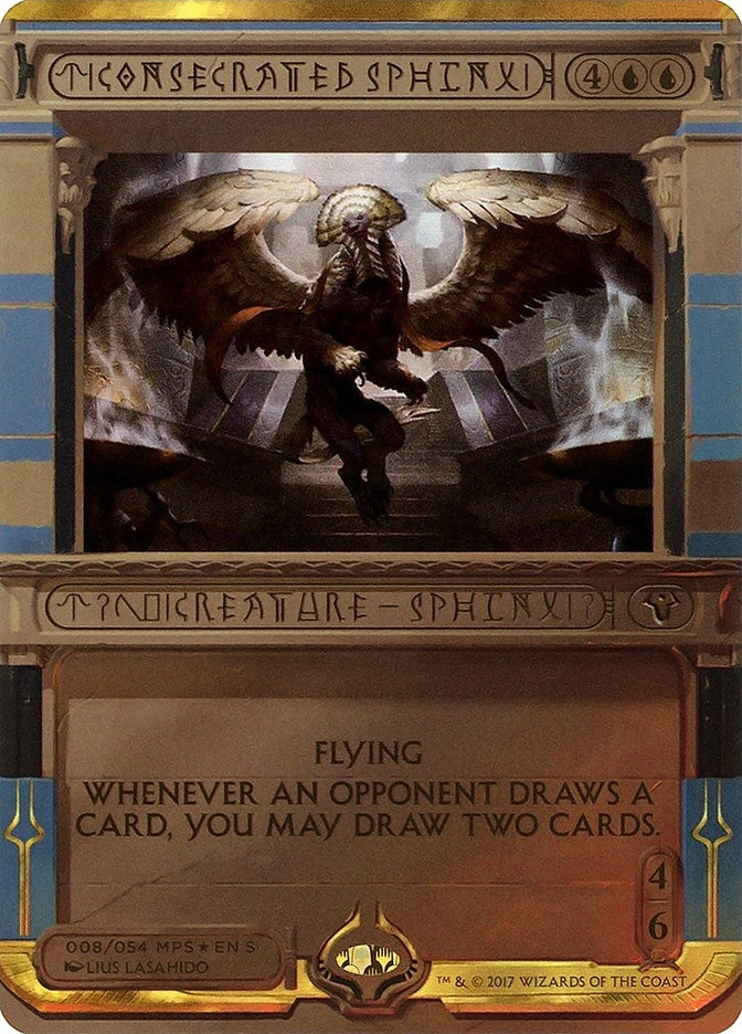 Consecrated Sphinx (8) (Masterpiece Series: Amonkhet Invocations)