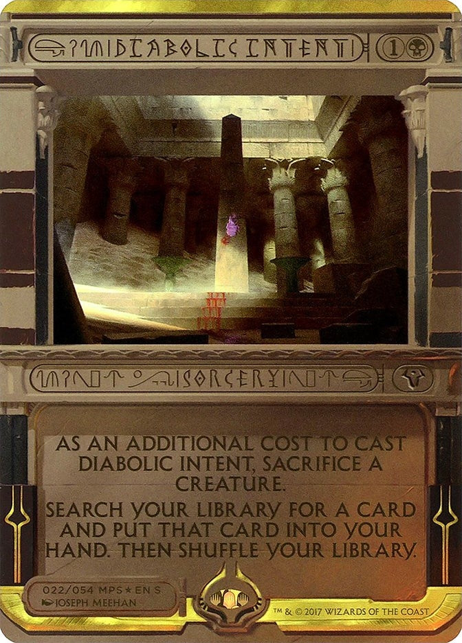 Diabolic Intent (22) (Masterpiece Series: Amonkhet Invocations)