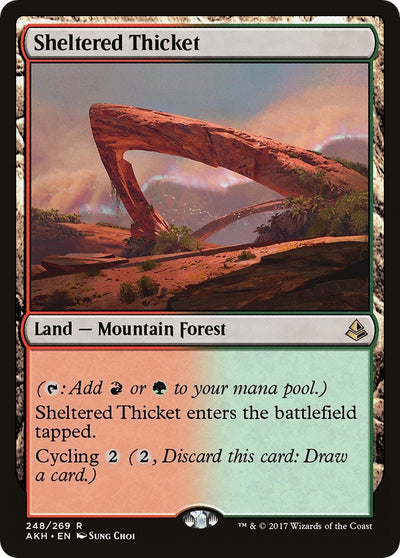 Sheltered Thicket (248) (Amonkhet)