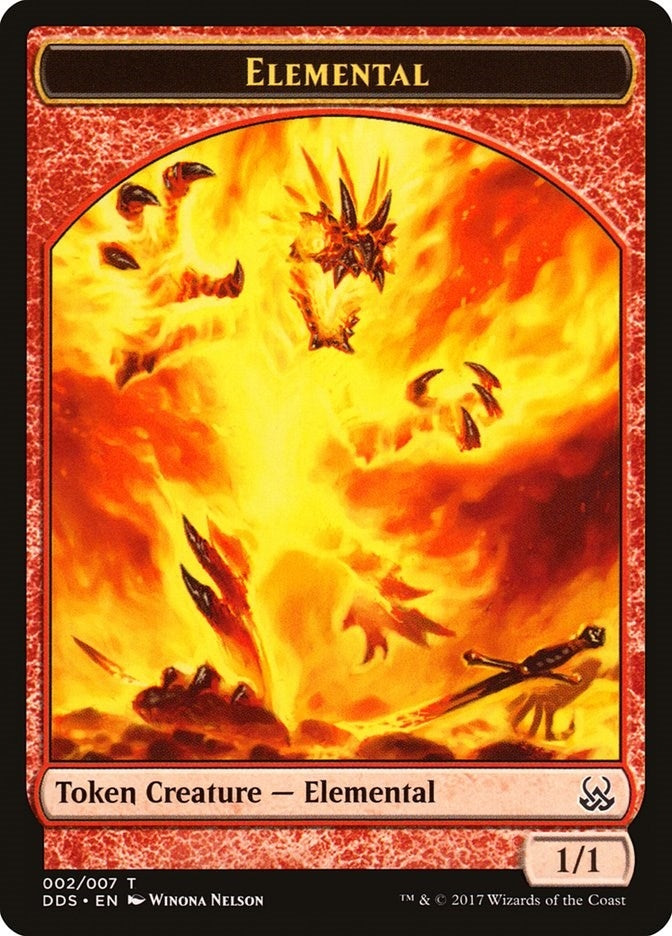 Elemental Token (2) (Duel Decks: Mind vs. Might)