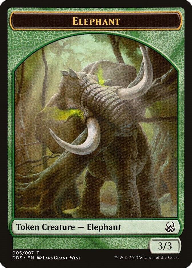 Elephant Token (5) (Duel Decks: Mind vs. Might)
