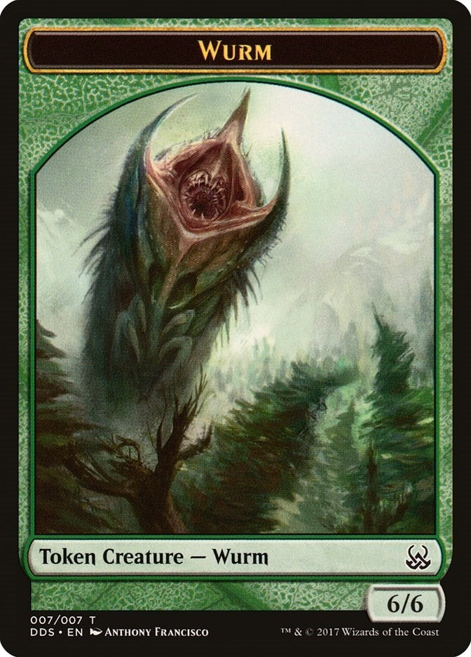 Image for Wurm Token (7) - Magic: The Gathering