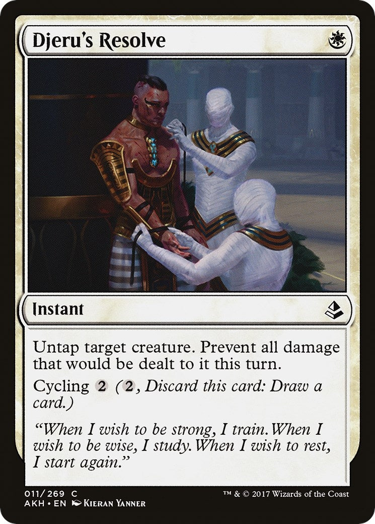 Djeru's Resolve (11) (Amonkhet)