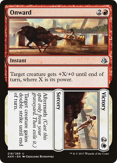 Onward // Victory (218) (Amonkhet) (AKH)