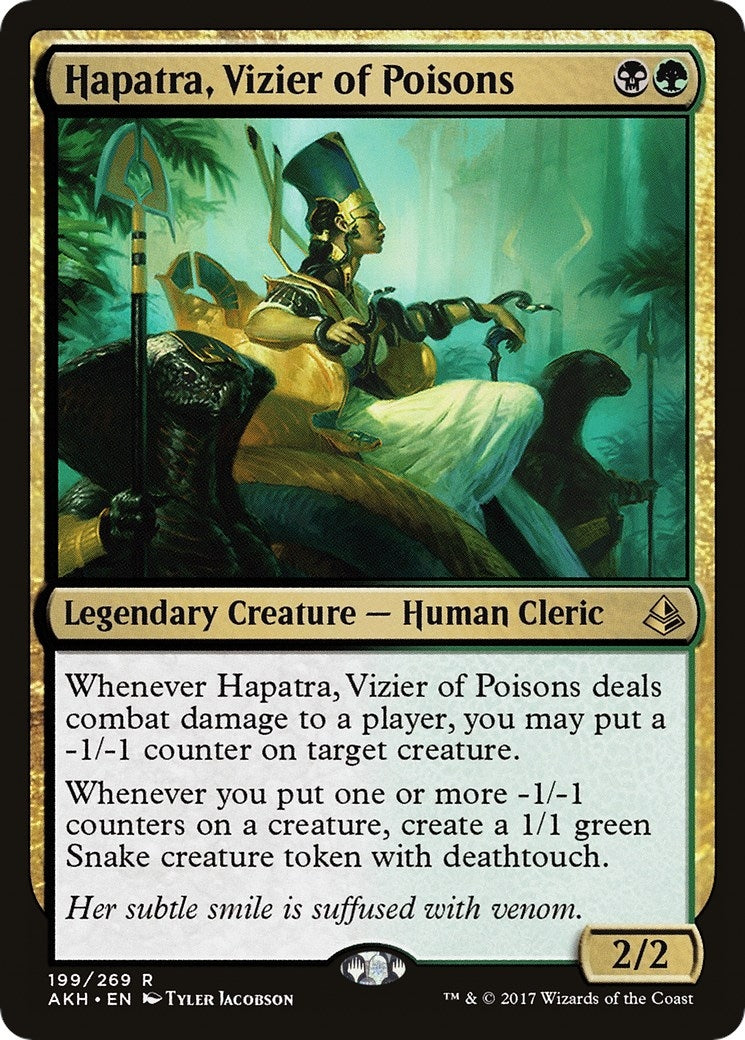 Hapatra, Vizier of Poisons (199) (Amonkhet)