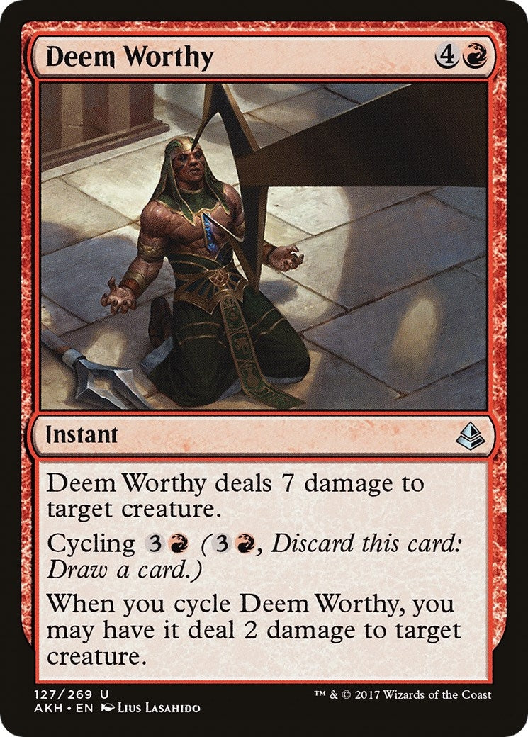 Deem Worthy (127) (Amonkhet)