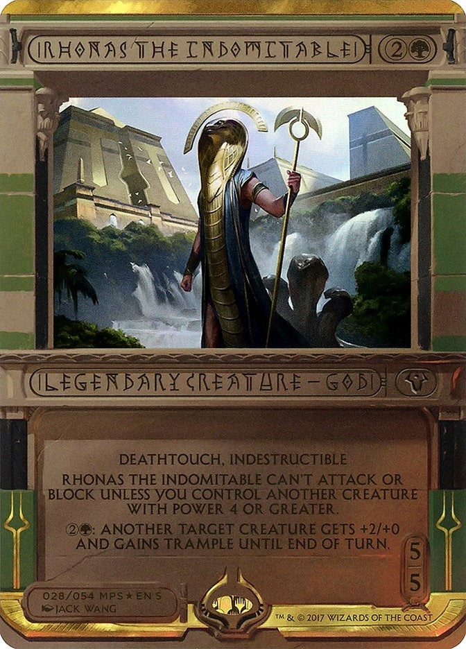 Rhonas the Indomitable (28) (Masterpiece Series: Amonkhet Invocations)