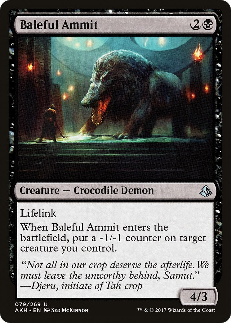 Image for Baleful Ammit (79) [AKH]