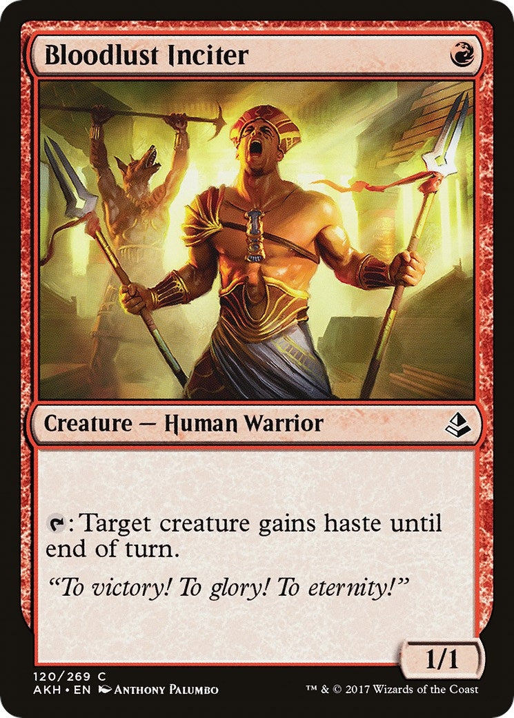 Image for Bloodlust Inciter (120) [AKH]