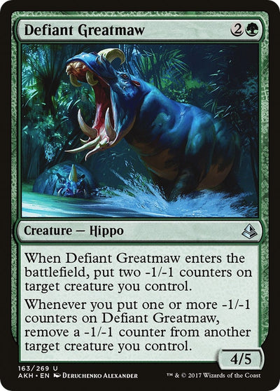 Defiant Greatmaw (163) (Amonkhet)