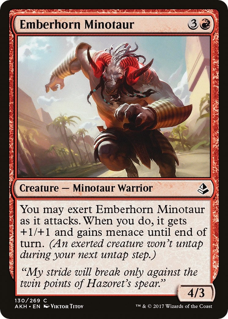 Emberhorn Minotaur (130) (Amonkhet)