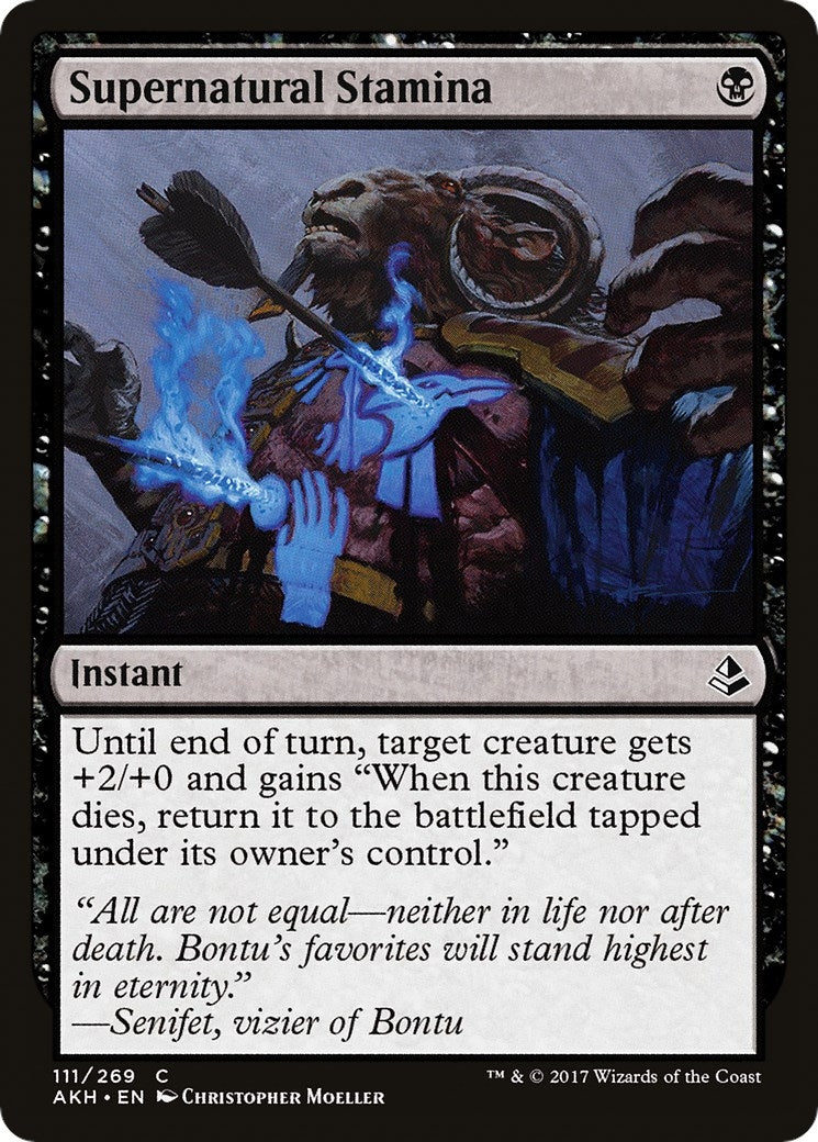 Supernatural Stamina (111) (Amonkhet)