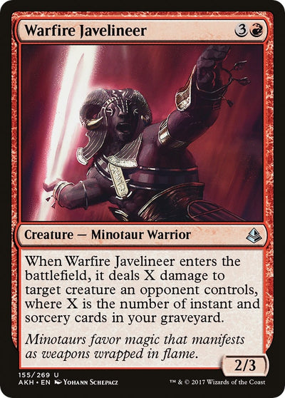 Warfire Javelineer (155) (Amonkhet) (AKH)