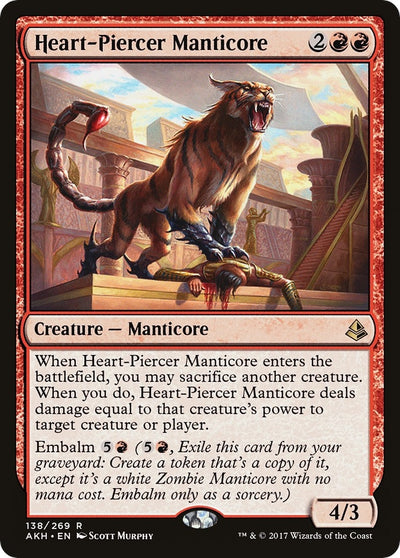 Heart-Piercer Manticore (138) (Amonkhet)