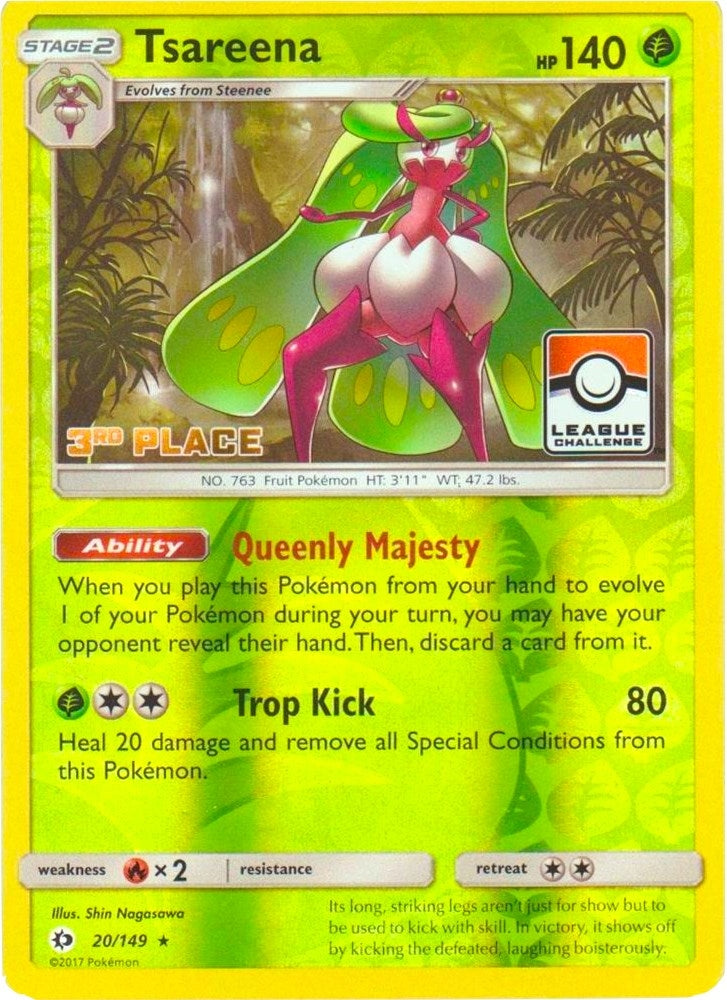 Image for Tsareena - 20/149 (League Challenge) [3rd Place] (020/149) (League & Championship Cards) - Pokemon