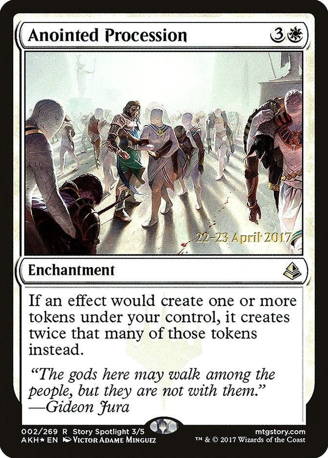 Anointed Procession (2) (Prerelease Cards)