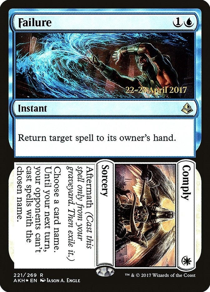 Failure // Comply (221) (Prerelease Cards)