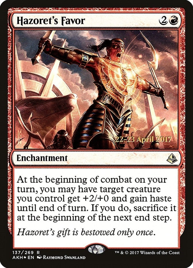Hazoret's Favor (137) (Prerelease Cards)