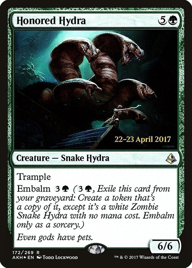 Honored Hydra (172) (Prerelease Cards)