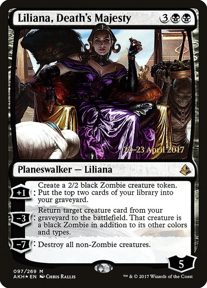Liliana, Death's Majesty (97) (Prerelease Cards)