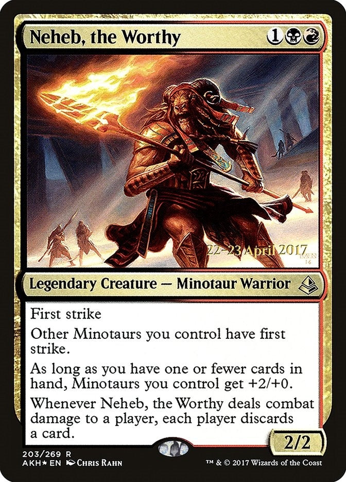 Neheb, the Worthy (203) (Prerelease Cards)