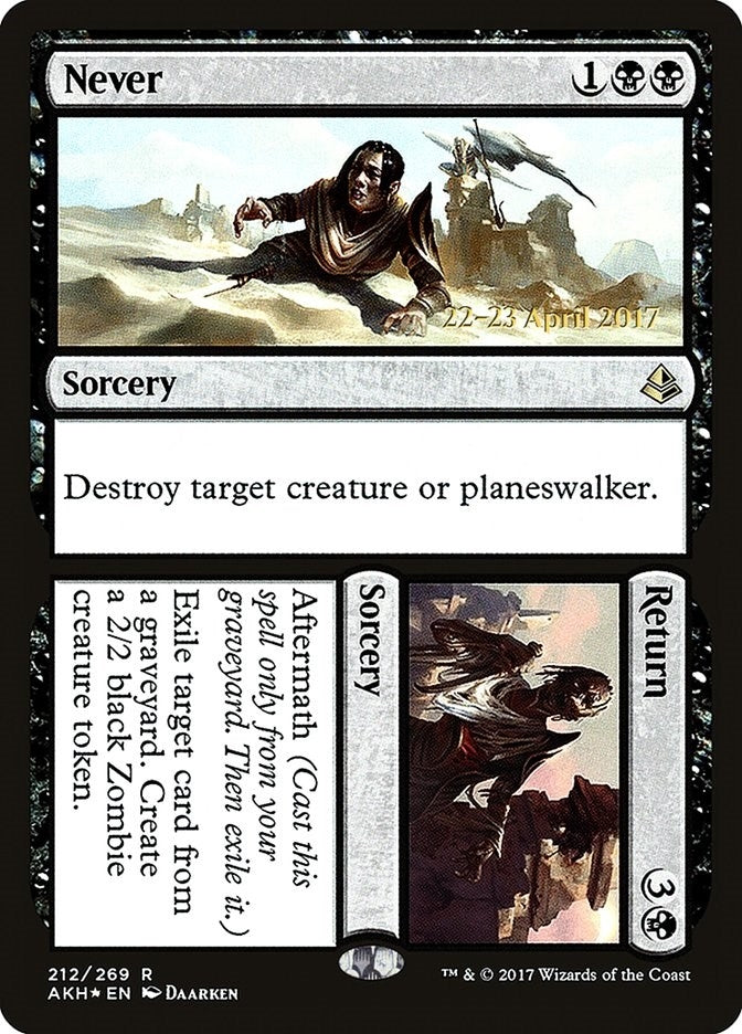 Never // Return (212) (Prerelease Cards)