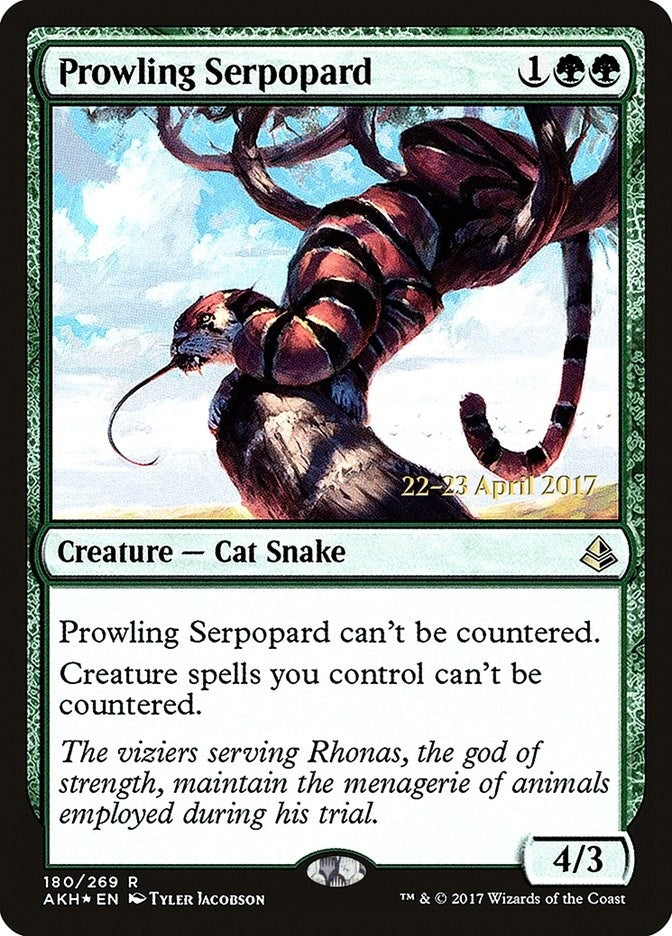 Prowling Serpopard (180) (Prerelease Cards)