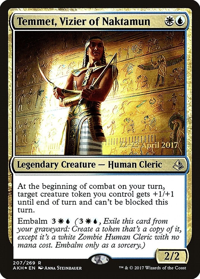 Temmet, Vizier of Naktamun (207) (Prerelease Cards)