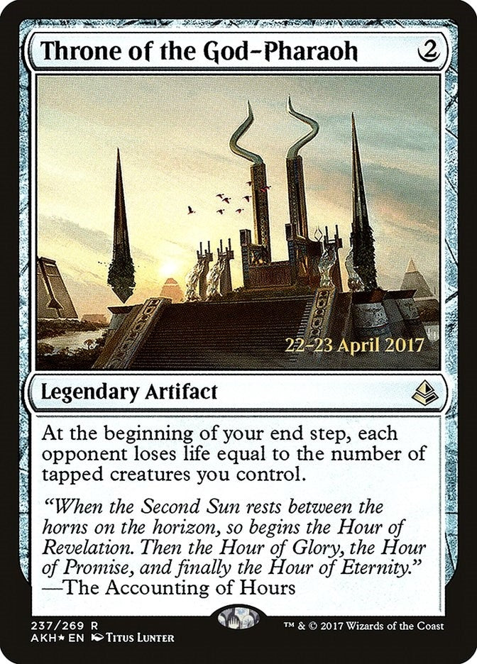 Throne of the God-Pharaoh (237) (Prerelease Cards)