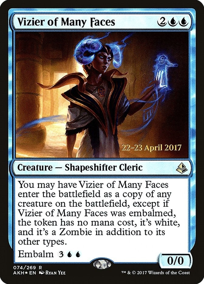 Vizier of Many Faces (74) (Prerelease Cards)