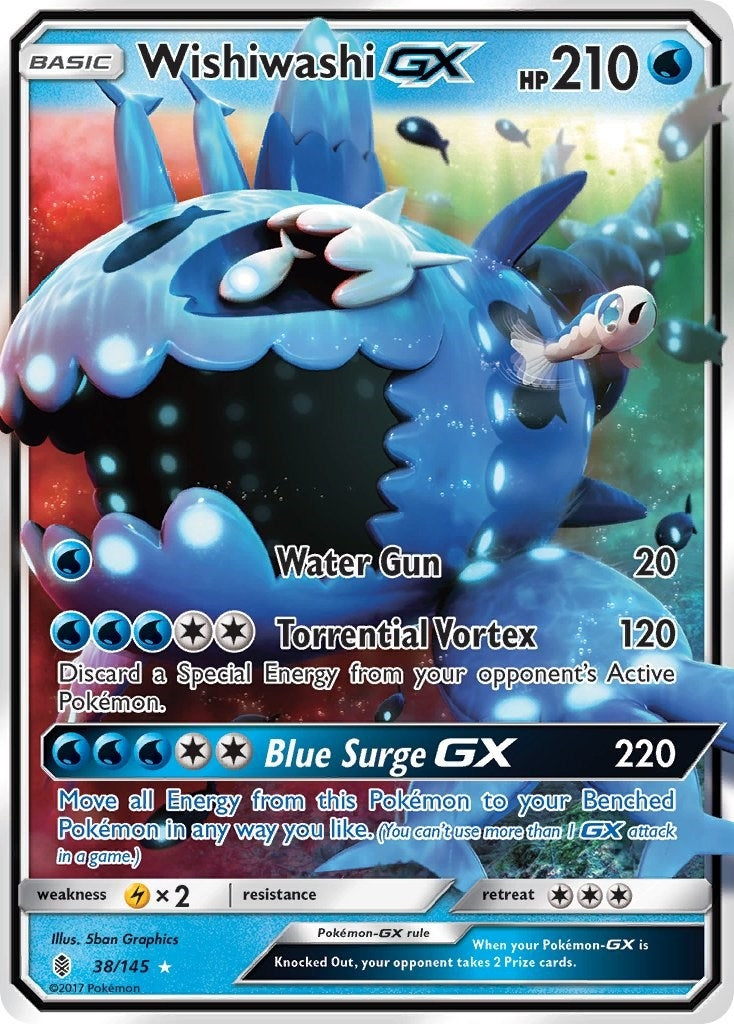 Image for Wishiwashi GX (38/145) (SM - Guardians Rising) - Pokemon