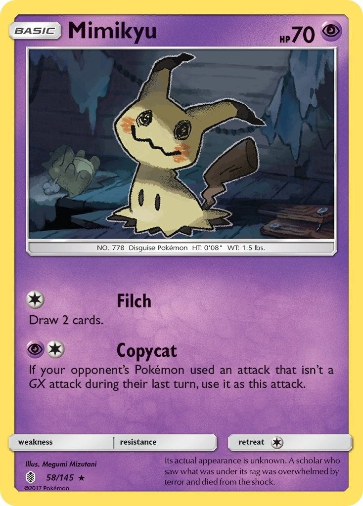 Image for Mimikyu (58/145) (SM - Guardians Rising) - Pokemon