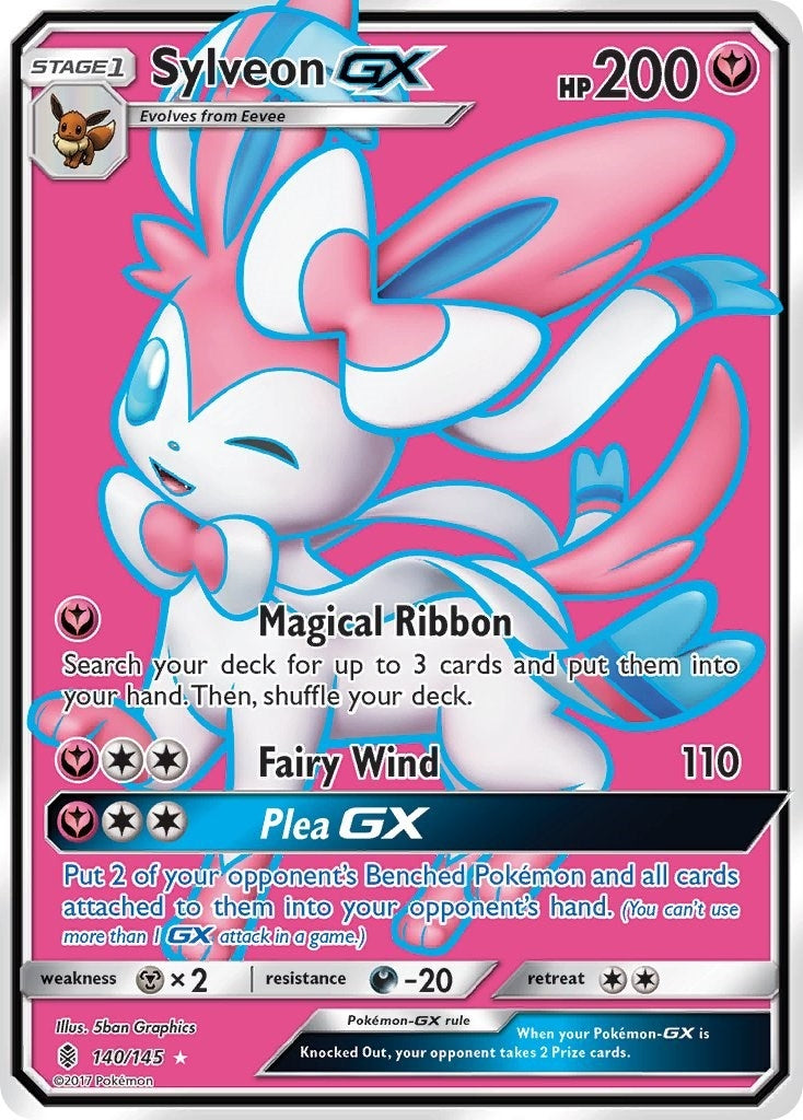 Image for Sylveon GX (Full Art) (140/145) (SM - Guardians Rising) - Pokemon