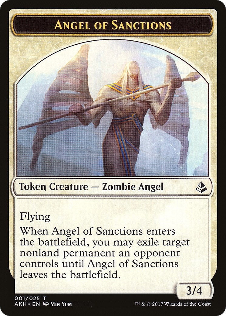Angel of Sanctions // Drake Double-Sided Token (1 // 18) (Amonkhet)