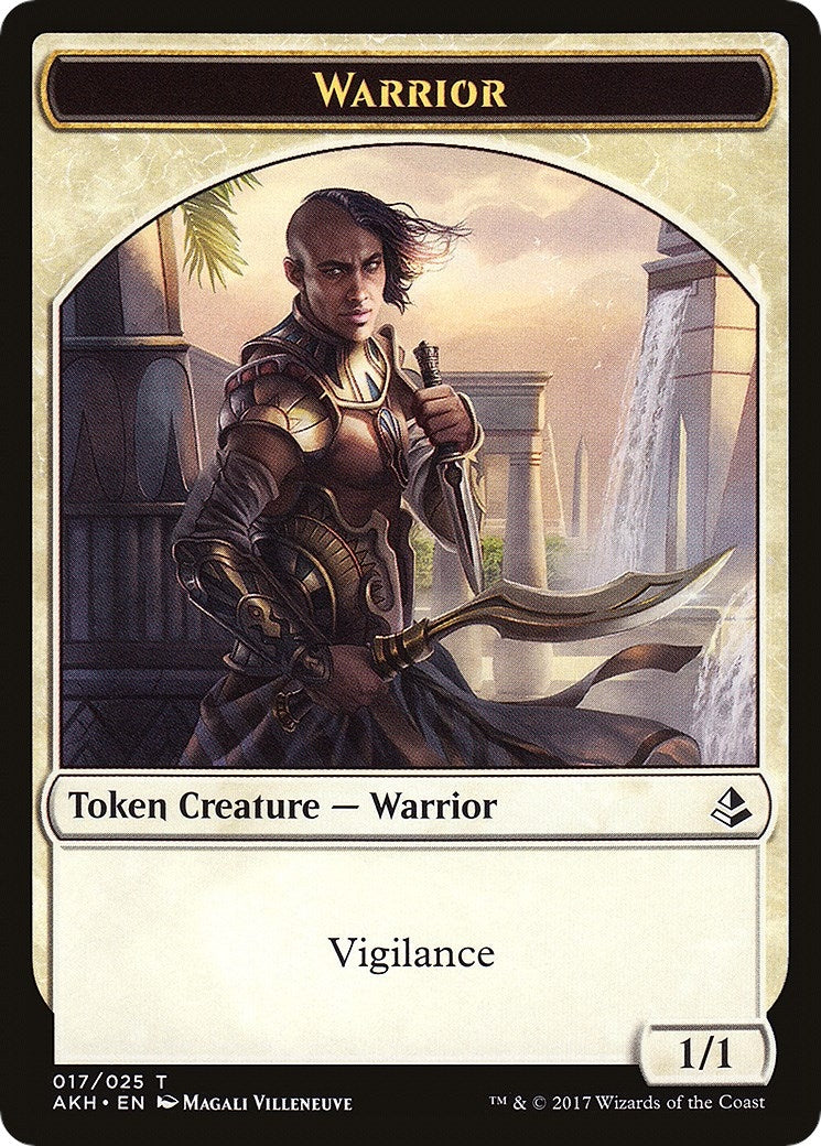 Warrior // Labyrinth Guardian Double-Sided Token (17 // 8)