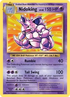 Image for Nidoking - 45/108 (XY Evolutions) (045/108) (Deck Exclusives) - Pokemon