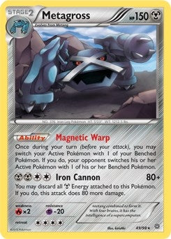 Image for Metagross - 49/98 (XY Ancient Origins) (049/098) (Deck Exclusives) - Pokemon