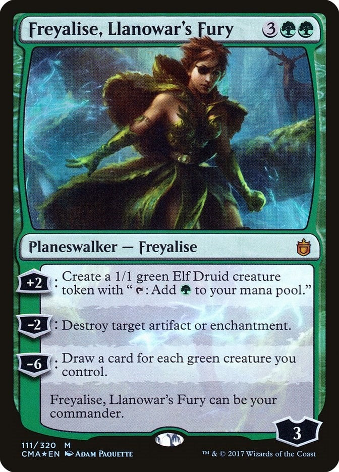 Freyalise, Llanowar's Fury (111) (Commander Anthology)