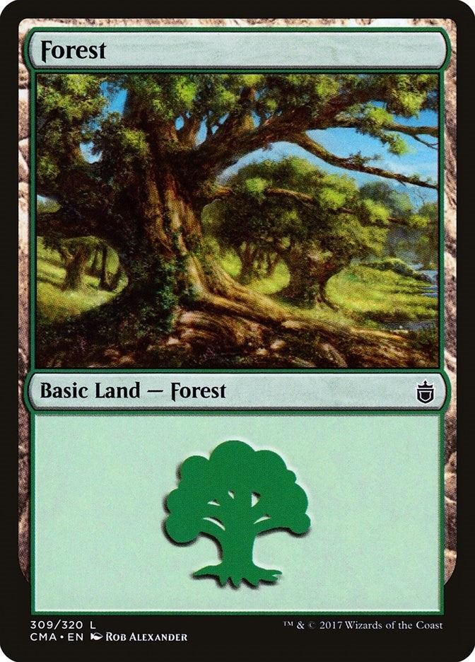 Forest (309) (309) (Commander Anthology)