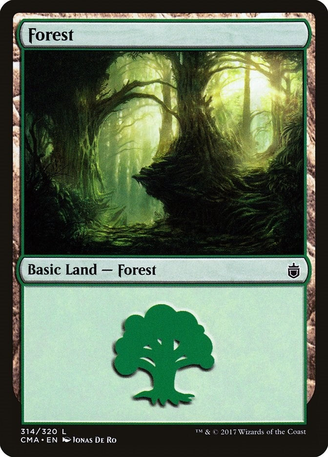 Forest (314) (314) (Commander Anthology)