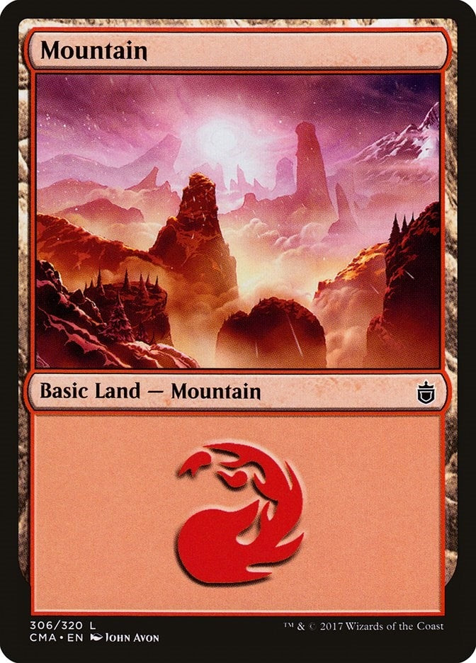 Mountain (306) (306) (Commander Anthology)