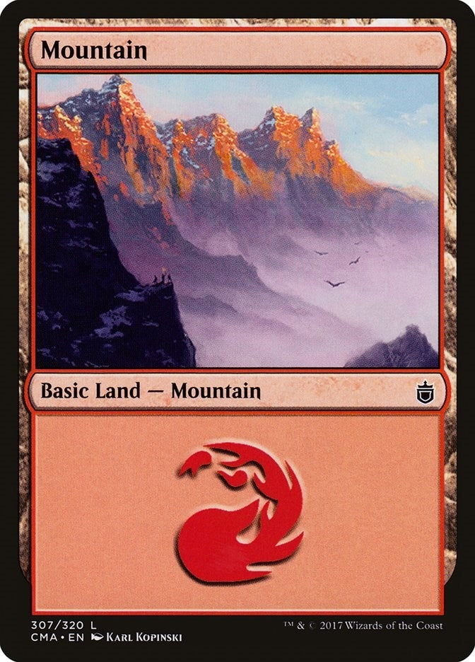 Mountain (307) (307) (Commander Anthology)