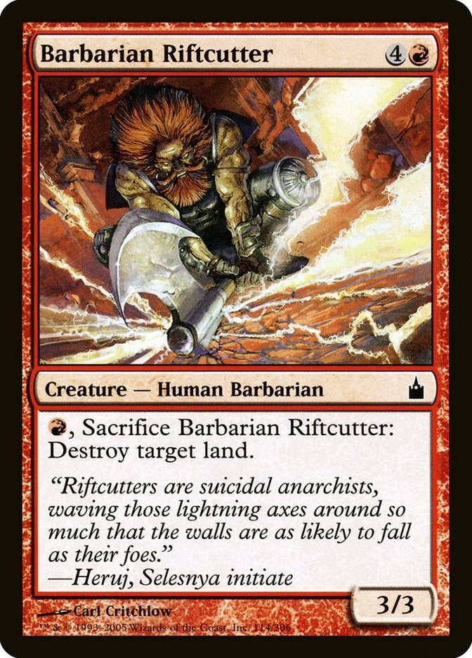 Barbarian Riftcutter (114) (Ravnica: City of Guilds)