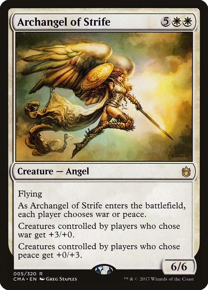 Archangel of Strife (5) (Commander Anthology)