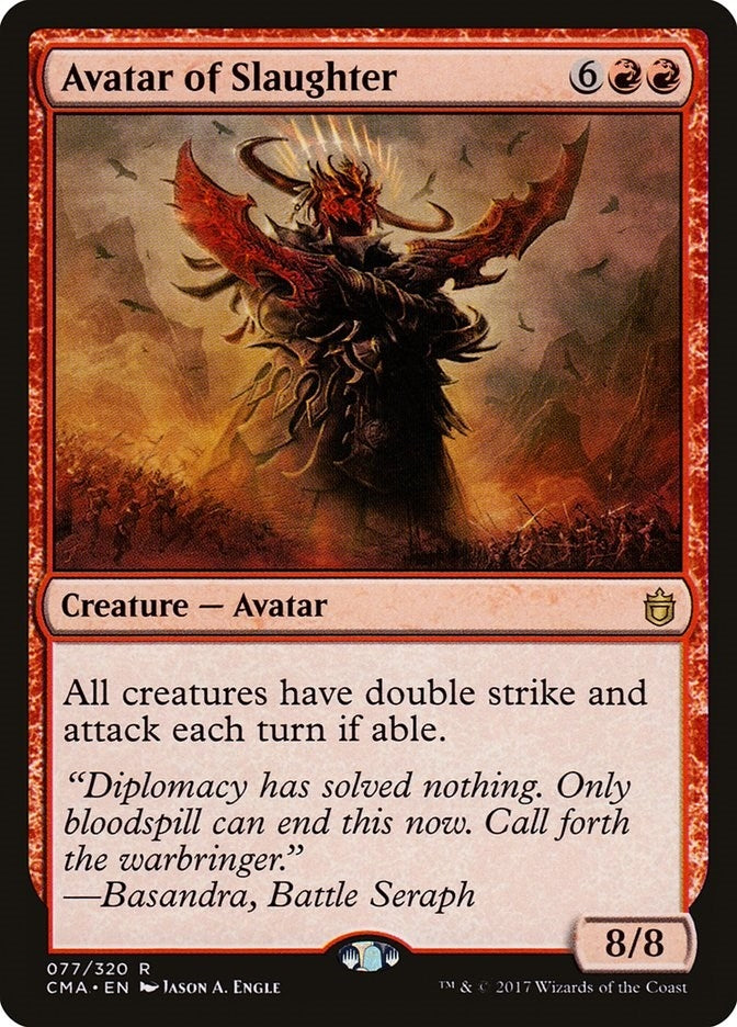 Avatar of Slaughter (77) (Commander Anthology)