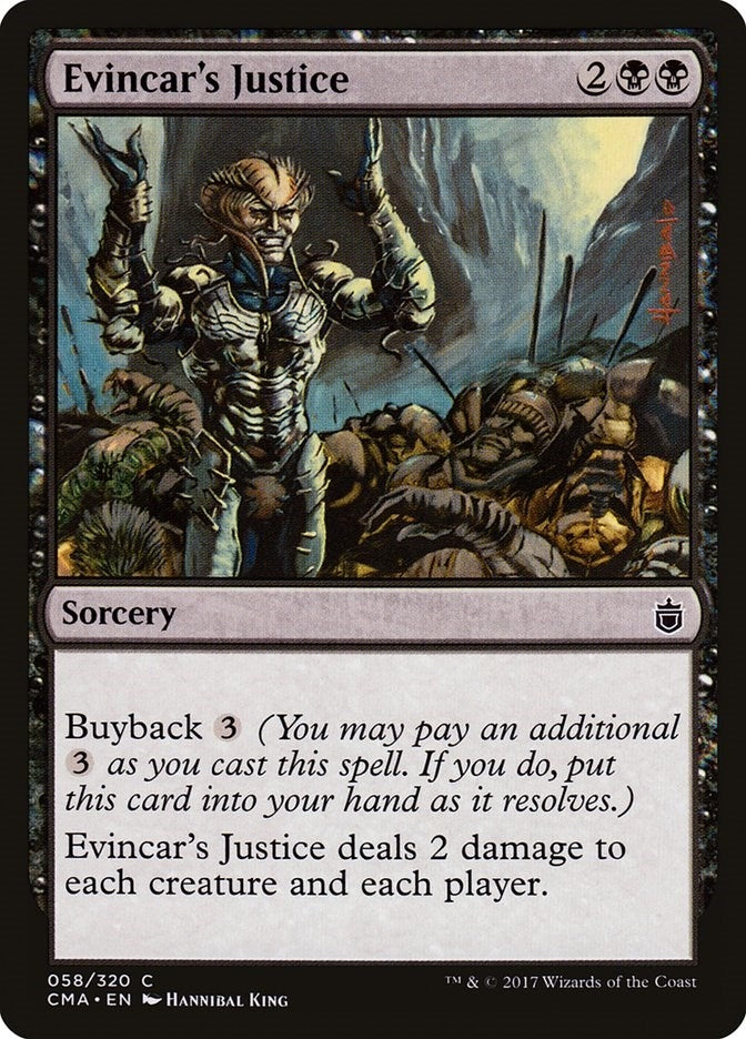 Evincar's Justice (58) (Commander Anthology)