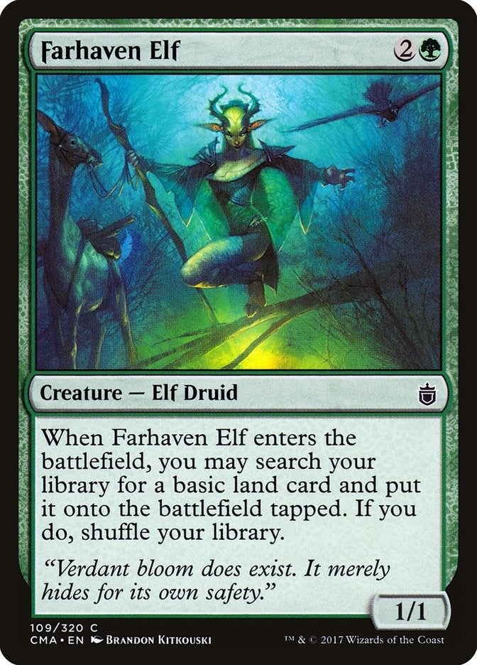 Farhaven Elf (109) (Commander Anthology)