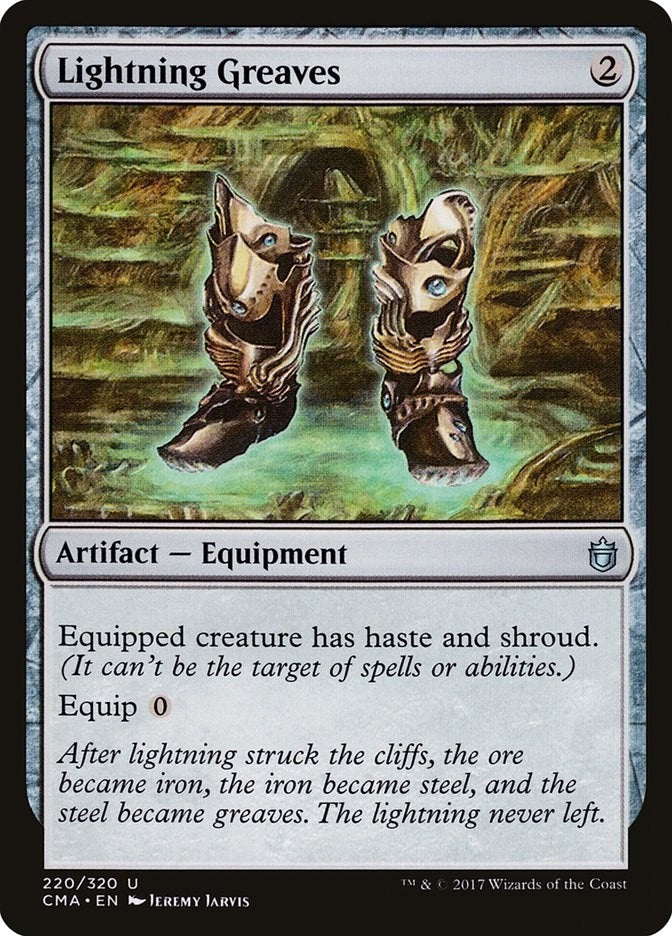 Lightning Greaves (220) (Commander Anthology)