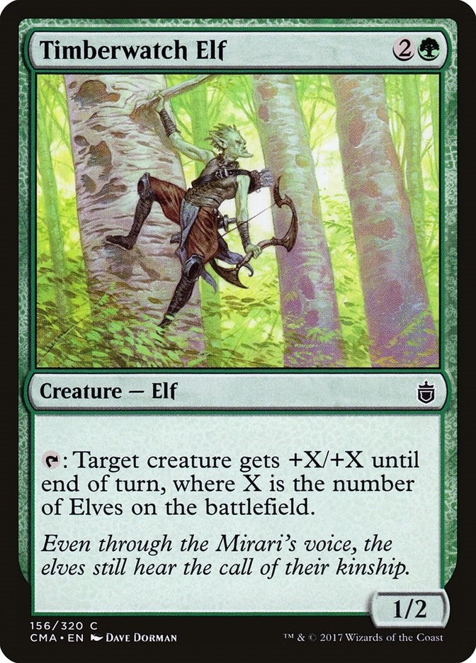 Timberwatch Elf (156) (Commander Anthology)