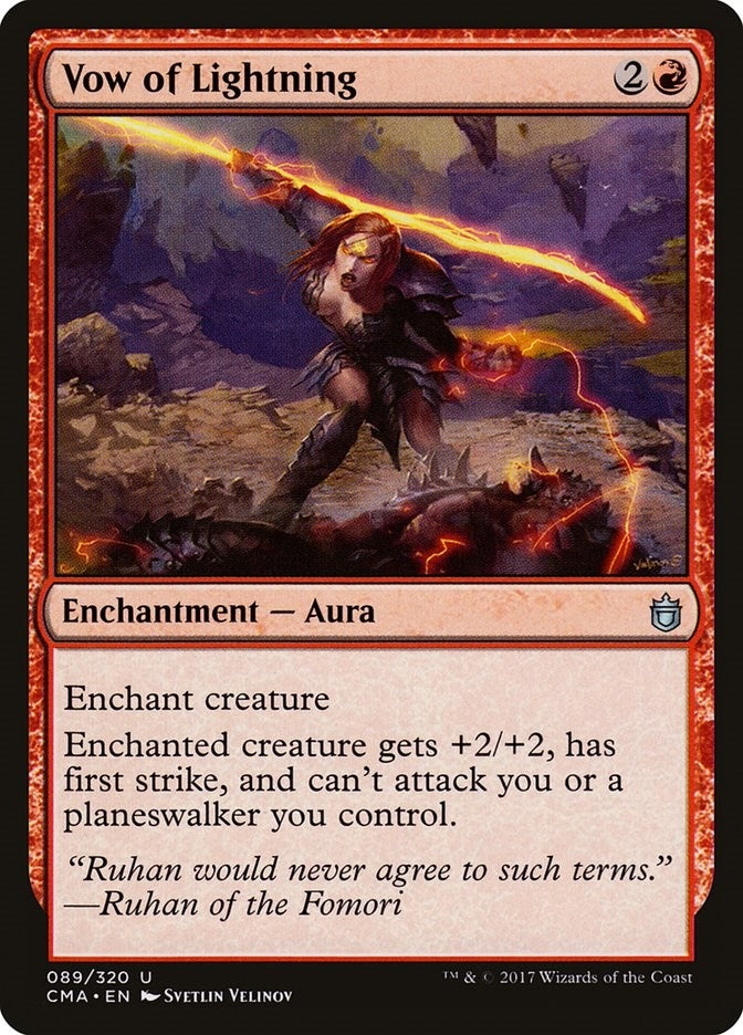 Vow of Lightning (89) (Commander Anthology)